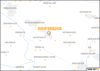 map of Nikiforovka