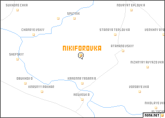 map of Nikiforovka