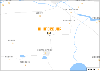 map of Nikiforovka
