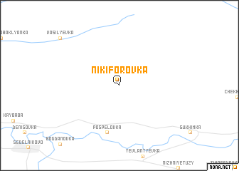 map of Nikiforovka