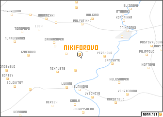 map of Nikiforovo