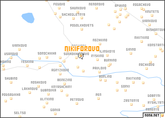 map of Nikiforovo