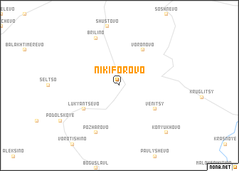 map of Nikiforovo