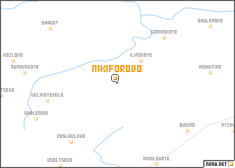 map of Nikiforovo