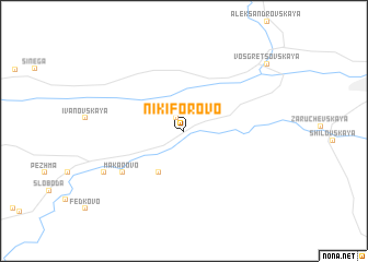 map of Nikiforovo