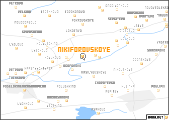 map of Nikiforovskoye