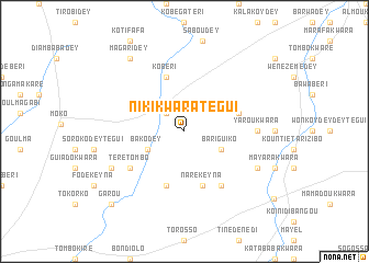 map of Niki Kwara Tégui