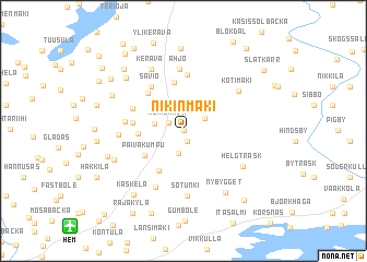 map of Nikinmäki