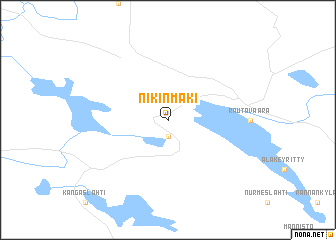 map of Nikinmäki