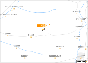 map of Nikishin