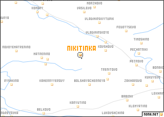 map of Nikitinka