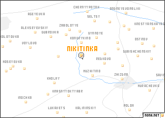 map of Nikitinka