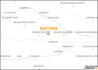 map of Nikitinka