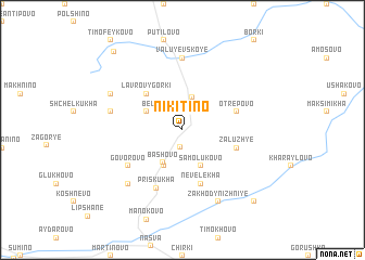 map of Nikitino