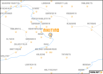 map of Nikitino