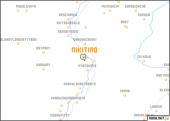 map of Nikitino