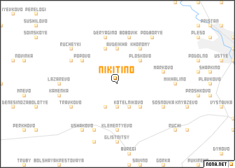 map of Nikitino