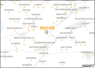 map of Nikitino