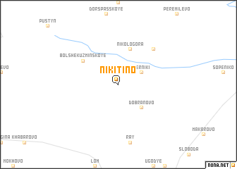 map of Nikitino