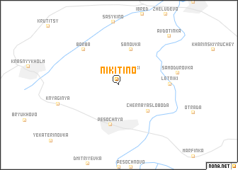 map of Nikitino