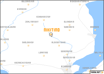 map of Nikitino