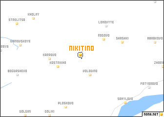 map of Nikitino