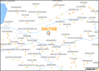 map of Nikitino