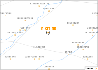 map of Nikitino