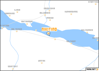 map of Nikitino