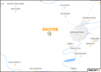 map of Nikitino