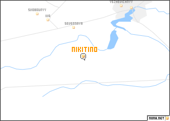 map of Nikitino