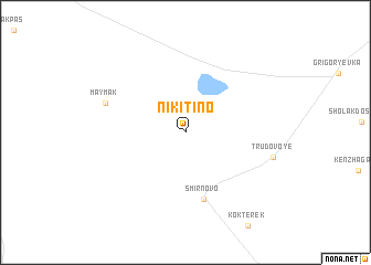 map of Nikitino