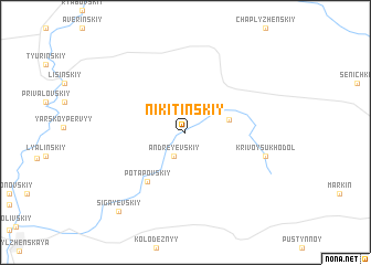 map of Nikitinskiy