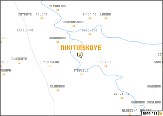 map of Nikitinskoye