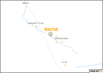 map of Nikitin