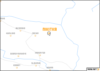 map of Nikitka