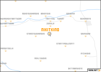 map of Nikitkino