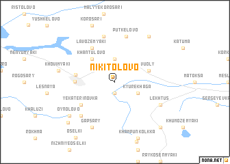 map of Nikitolovo