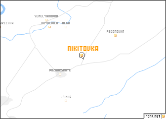 map of Nikitovka