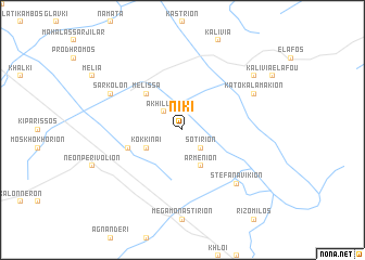 map of Níki