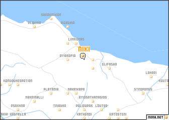 map of Níki