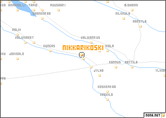 map of Nikkarikoski