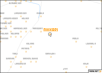 map of Nikkari