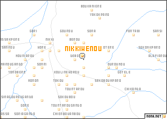 map of Nikki-Wénou