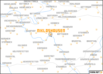 map of Niklashausen