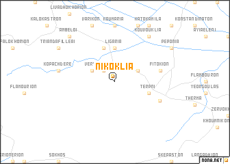 map of Nikóklia