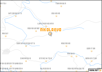 map of Nikolaevo