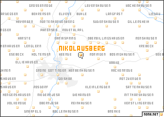 map of Nikolausberg