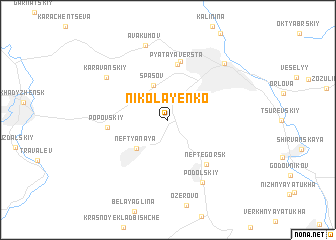 map of Nikolayenko