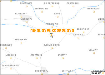 map of Nikolayevka Pervaya